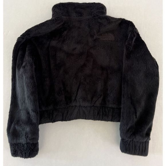 NORTH FACE GIRLS SZ XXS/5 OSOLITA FLEECE FZ JACKET, TNF BLACK NWT - Picture 3 of 9